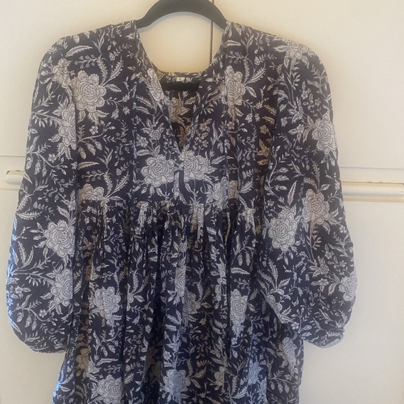 Block Print Mini Dress - Picture 4 of 7